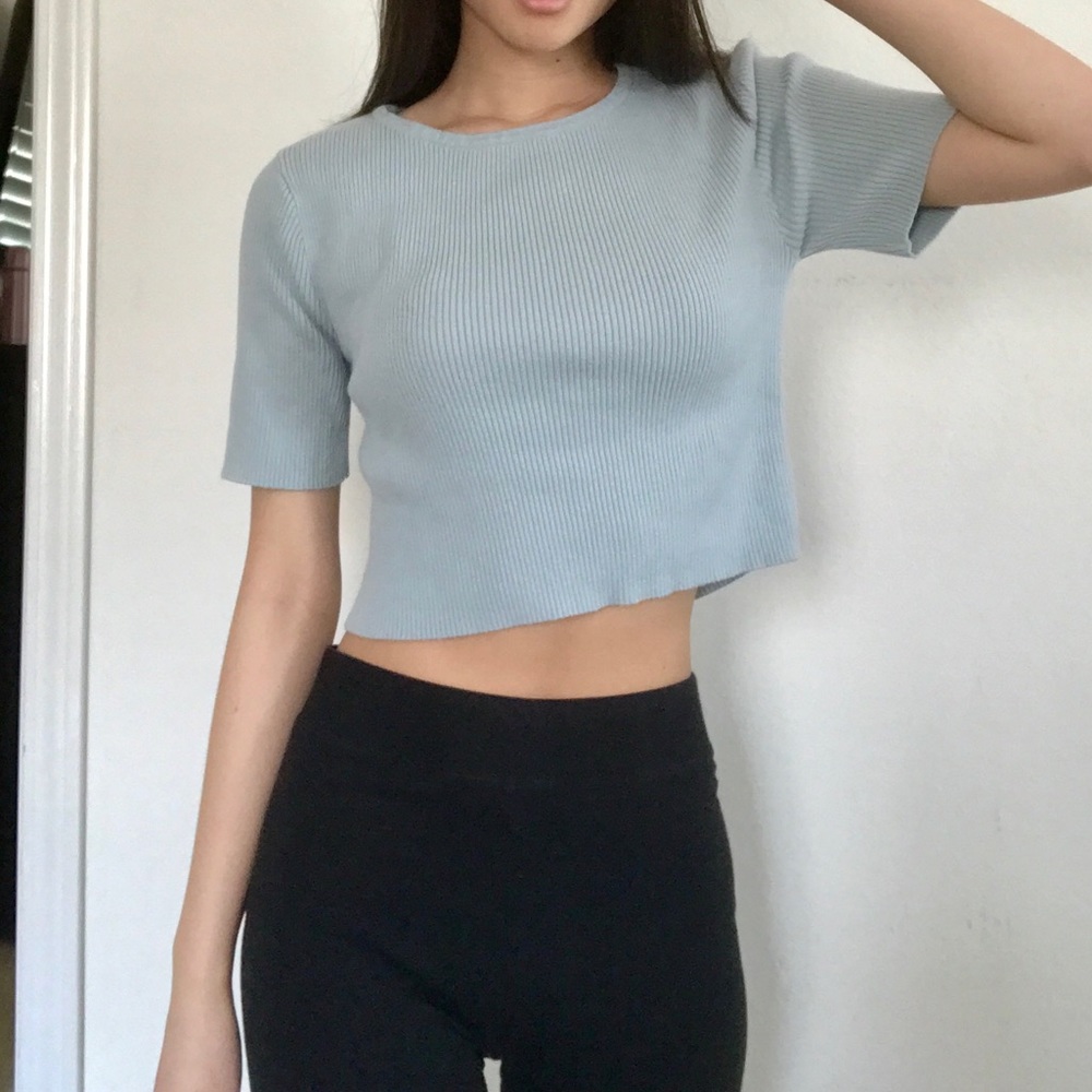 Sweater Crop Top